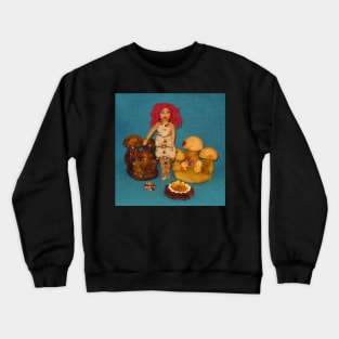 Amber Faerie Doll Crewneck Sweatshirt